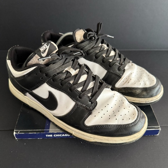 Nike Dunk Low Retro Panda Black White 11.5 Used - Picture 1 of 9
